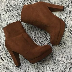 Suede Booties